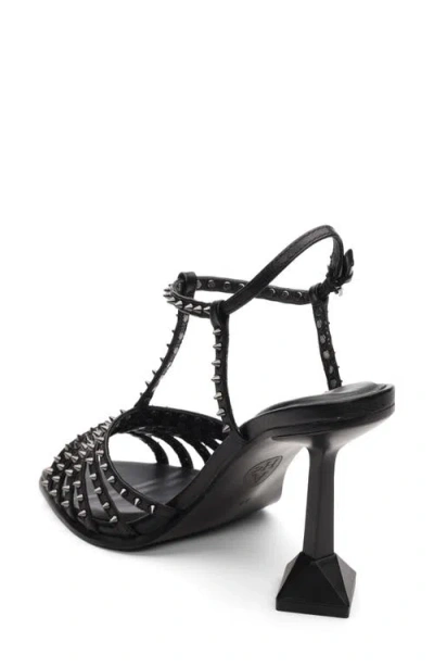 Ash Desire Studded T-strap Sandal In Multi
