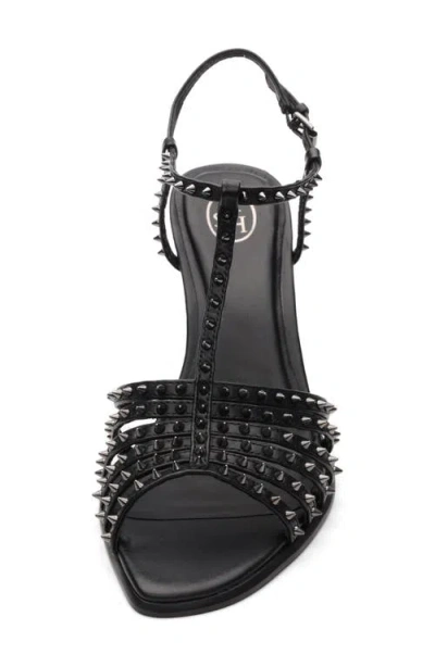 Ash Desire Studded T-strap Sandal In Multi