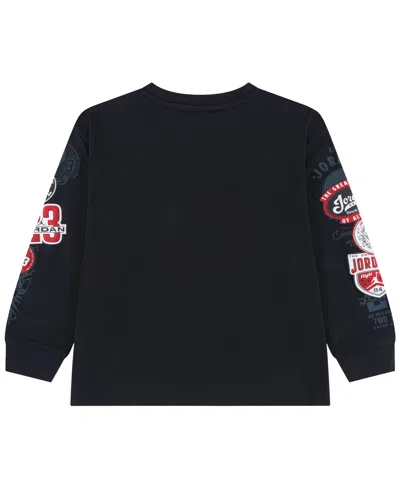 Jordan Boys' 8-20 Highway Long-sleeve T-shirt In Black