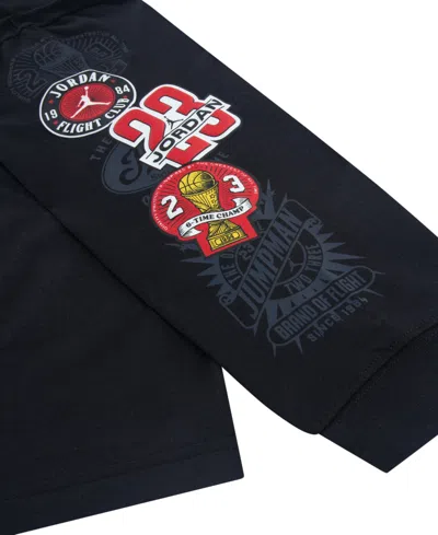 Jordan Boys' 8-20 Highway Long-sleeve T-shirt In Black