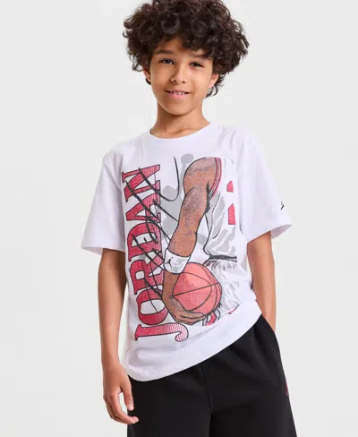 Jordan Big Kids' Jumpman Hip Rest T-shirt In White
