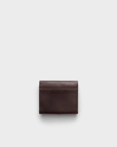 Prada Small Nappa Leather Wallet In Brown