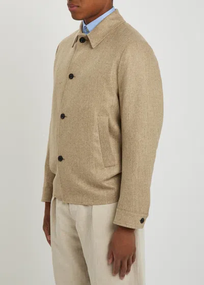 Boglioli Wool Jacket In Neutral