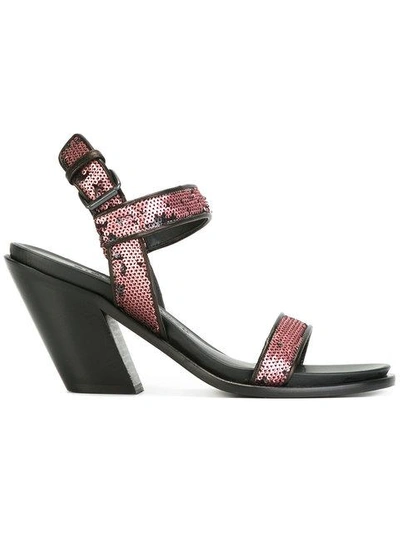 Shop A.f.vandevorst Sequin Sandals In Pink