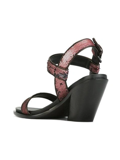 Shop A.f.vandevorst Sequin Sandals In Pink