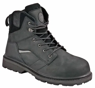 Hoss Boot Company Hoss Carson 6" Black Composite Toe Work Boot In Gray