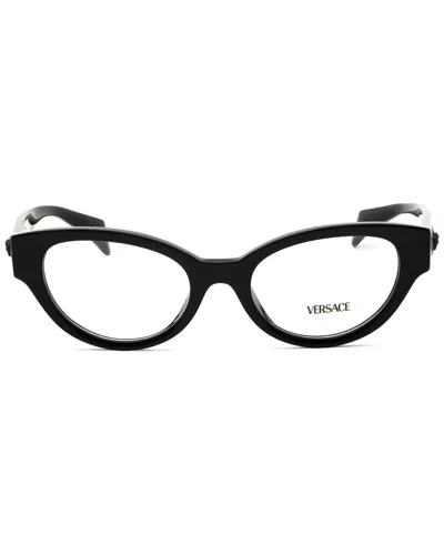 Versace Unisex 51mm Optical Frames In Black