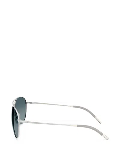 Oliver Peoples Benedict Pilot-frame Sunglasses In Silver