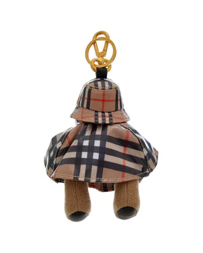 Burberry Wool-cashmere Keychain Accessory For Women In Brown