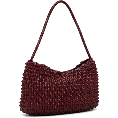 Dragon Diffusion Burgundy Basil Cactus Shoulder Bag In Burgundy
