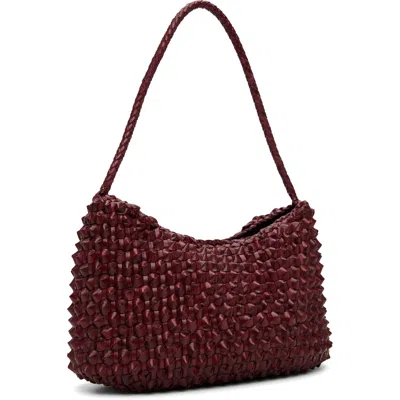 Dragon Diffusion Burgundy Basil Cactus Shoulder Bag In Burgundy