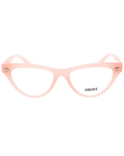Versace Unisex 52mm Optical Frames In Pink