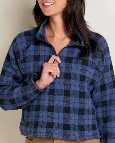 Toad And Co Kennicott 1/4 Zip In Blue