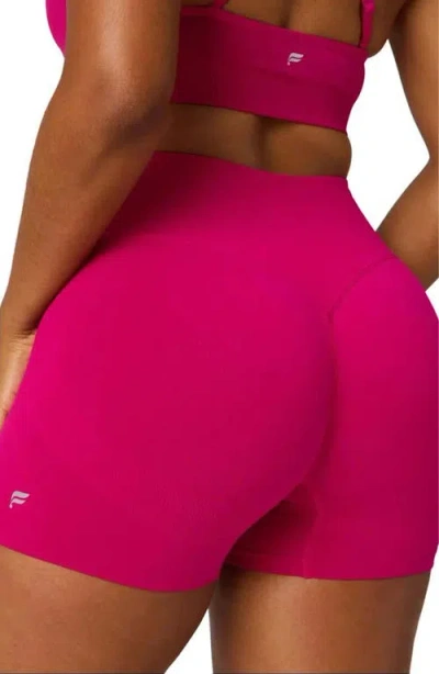 Fabletics Seamless Scrunch 4'' Short In Brown