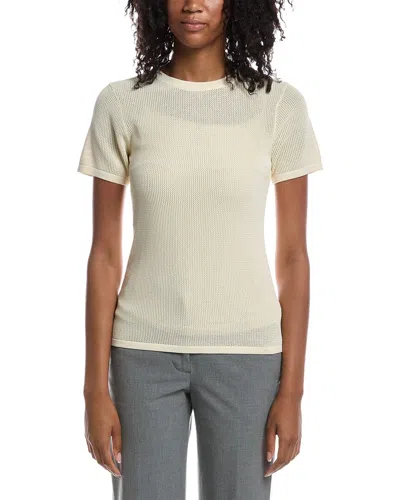 Rmn Studios Textured Fitted T-shirt In White
