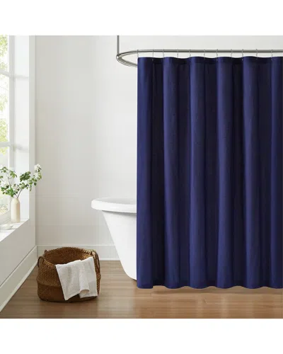 Brooklyn Loom Solid Cotton Percale Shower Curtain