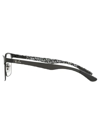 Ray Ban Rectangular-frame Glasses In Black