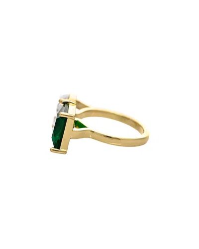 Rivka Friedman 18k Statement Ring In Green
