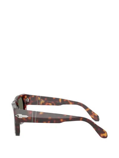 Persol Tortoiseshell-effect Rectangle-frame Sunglasses In Multi