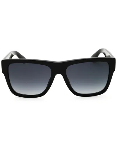 Moschino Men's Black Rectangular Sunglasses Mos167s In Black