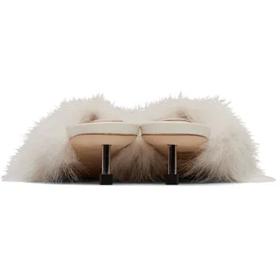 Simone Rocha Leather-trimmed Mules In White