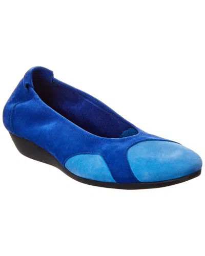 Arche Onally Leather Flat In Multi