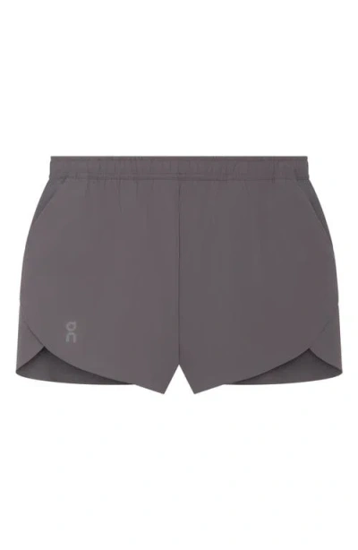 On Performance 3 Inch Training Shorts In Gray