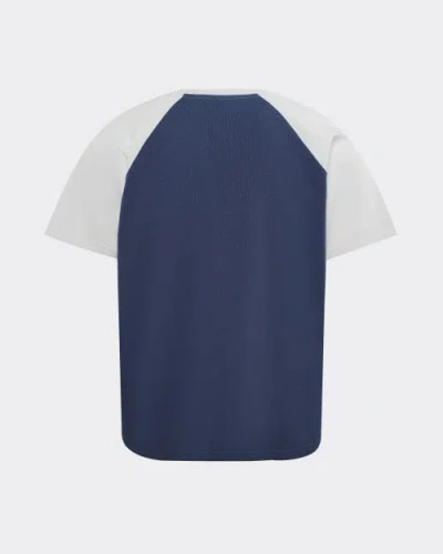 Le Pere Le Père Raglan Tee In Blue