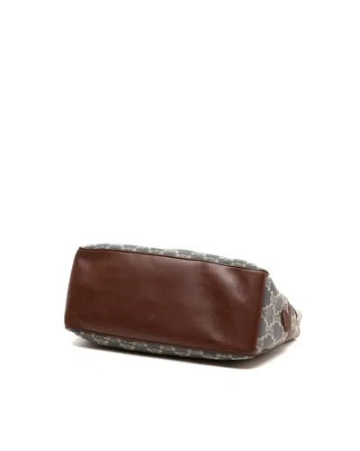 Celine Céline Macadam Denim Boogie Bag In Multi