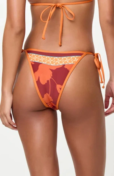 L*space Lspace Levy Bitsy Side Tie Bikini Bottoms In Multi