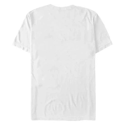 Nasa Distressed Us Rocket Graphic T-shirt In White