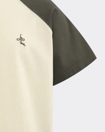 Le Pere Le Père Raglan Tee In White