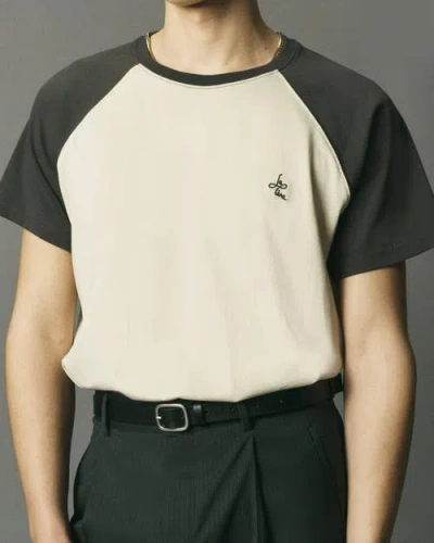 Le Pere Le Père Raglan Tee In White