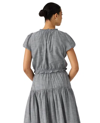 Levi's Plus Size Chiara Front Button Short-sleeve Blouse In Gray