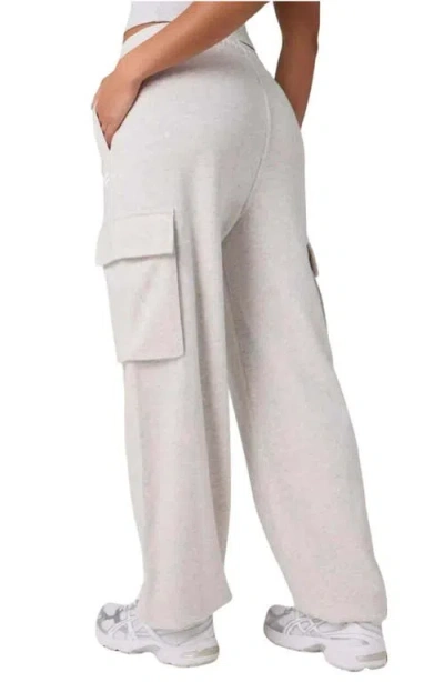 Fabletics Year Round Terry Cargo Jogger In Gray