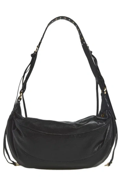 Mango Tin Shoulder Bag In Black