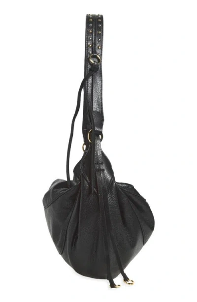 Mango Tin Shoulder Bag In Black