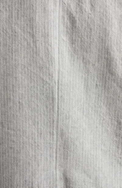 R13 Pinstripe-pattern Blazer In Gray