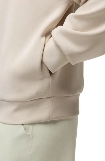 Prana Shea Soft Relaxed Half Zip Pullover In Neutral