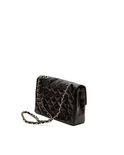 Chanel Classic Medium Single Flap Bag In Black
