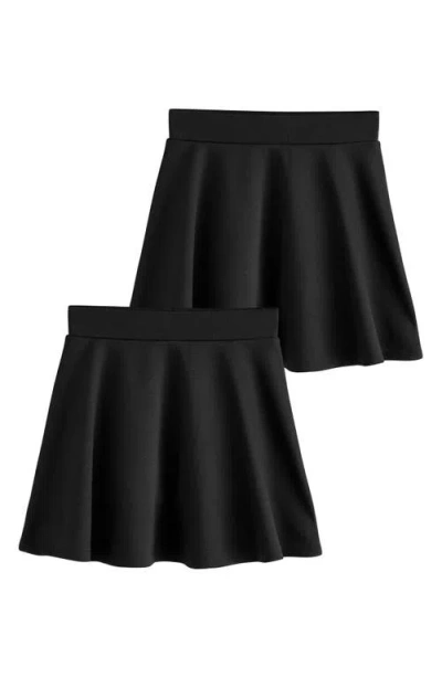 Next Kids' 2-pack Pull-on Skorts In Black