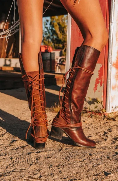 Freebird Coal Tall Boot In Brown