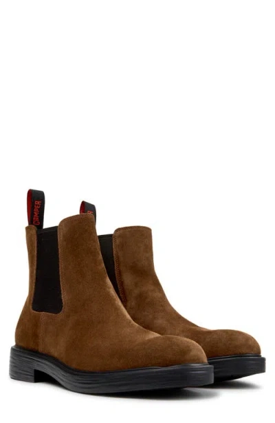 Camper Dean Chelsea Boot In Brown