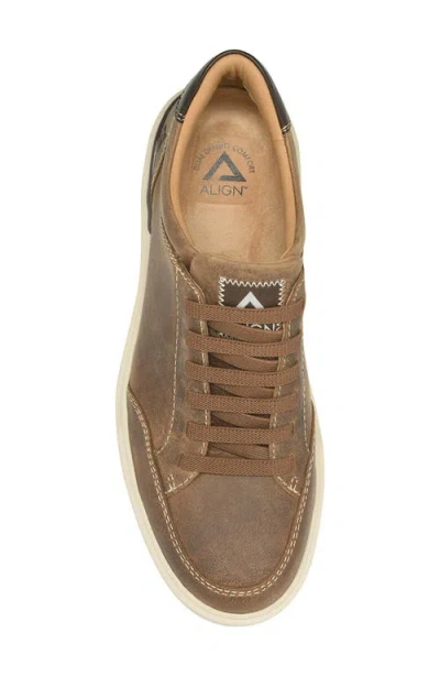 Align Jenson Leather Sneaker In Brown