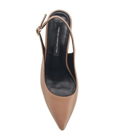 French Connection Brenna Kitten Heel In Neutral