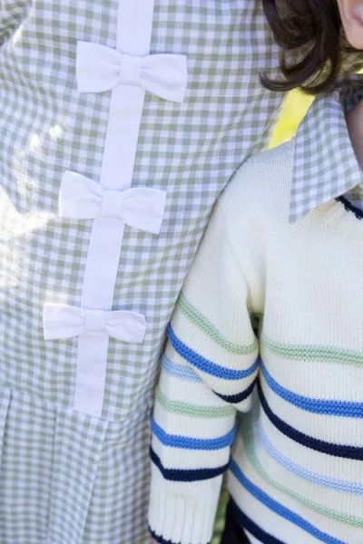 Florence Eiseman Sweater With Raised Stripes In Neutral