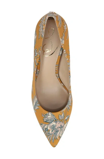 Sam Edelman Hazel Pointed Toe Pump In Brown