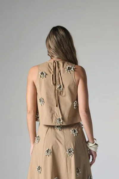 Jbq Philo Top In Neutral
