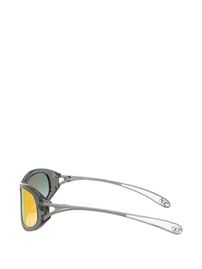 Diesel Geometric-frame Sunglasses In Multi