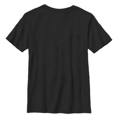 Marvel: Spider-man Boy's Marvel Spider-man American Pose Graphic T-shirt In Black